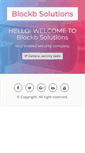 Mobile Screenshot of blockbsolutions.com